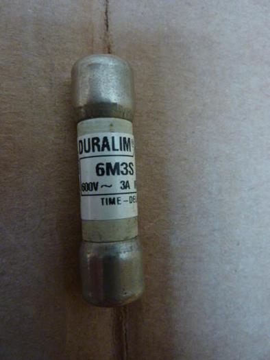Used DURALIM 3 Amp Fuse 6M3S #26731