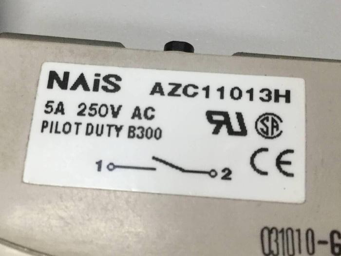 Used PANASONIC / Nais Electromagnetic Limit Switch AZC11013H #99349