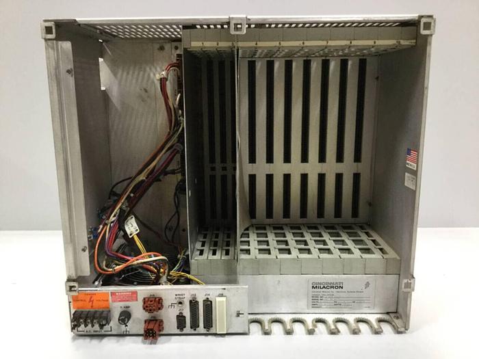 Used CINCINNATI MILACRON Camac VLC Cabinet w/ BackPlane 3-700-0173A #93544