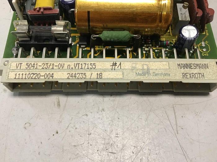 Used REXROTH Amplifier Card VT5041-23/1-0V Used