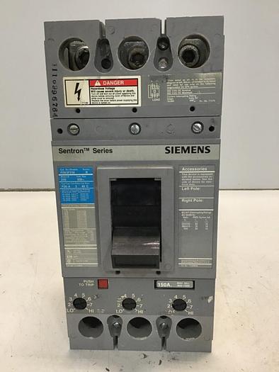 Used SIEMENS 250 Amp Circuit Breaker FD63F250 Used