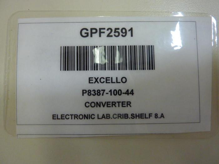 Used EXCELLO Converter P8387-100-44 #51488
