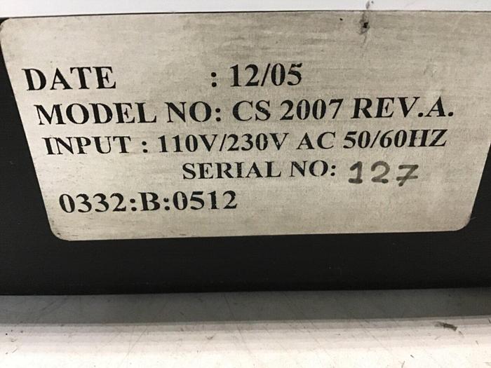 Used INDUSTRIAL MRO Power Supply CS2007 CS-2007 Used