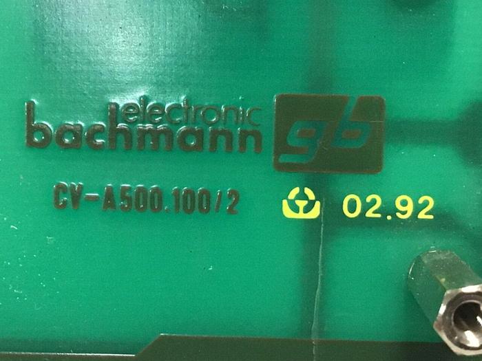 Used BACHMANN Circuit Board CV-A500.100/2 CVA500100/2 Used