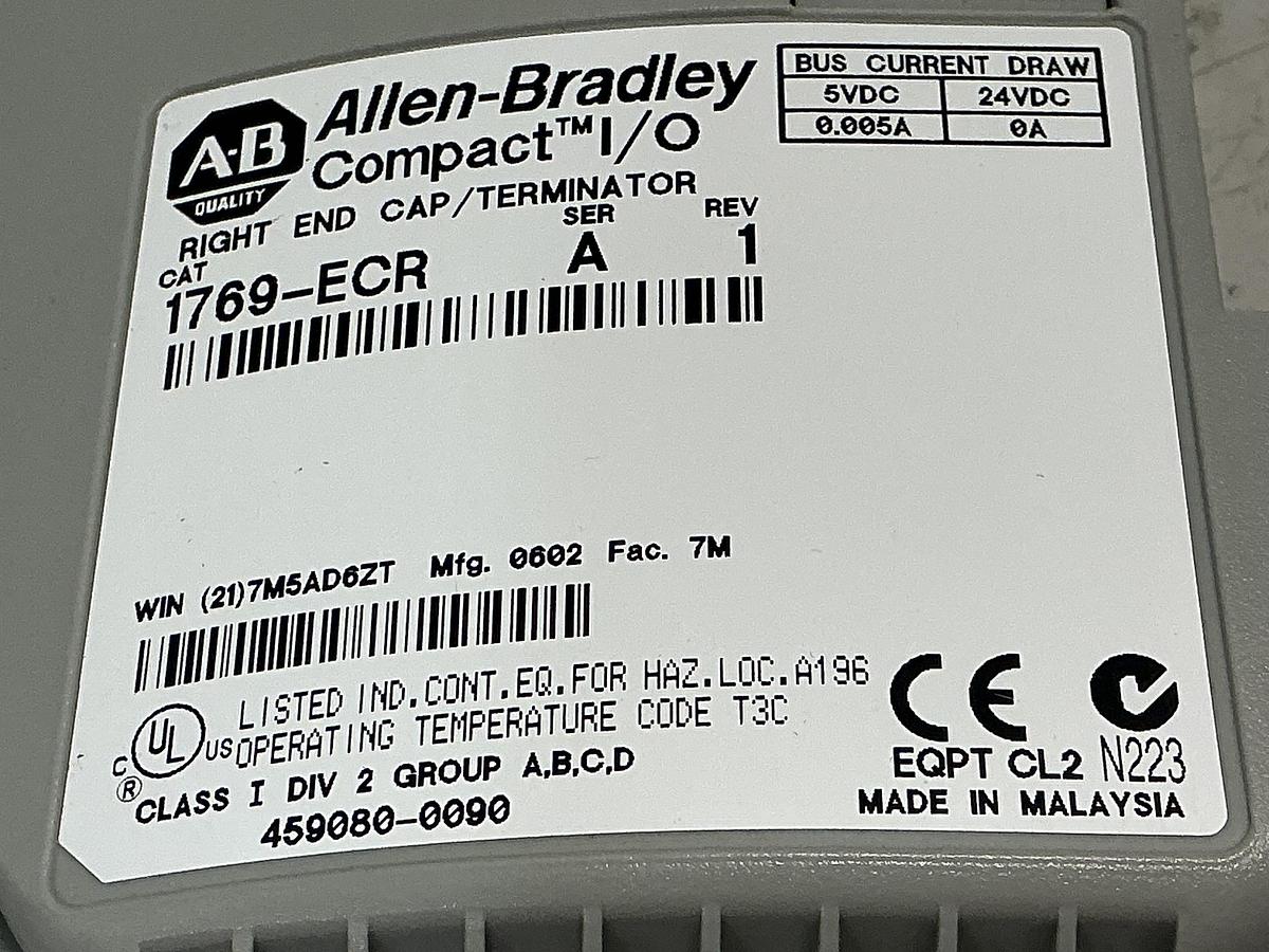 Used ALLEN BRADLEY 1764-24BWA SER B