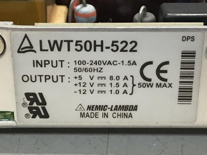 Used NEMIC-LAMBDA Power Supply LWT50H-522 #117700