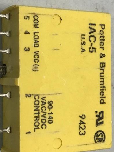 Used POTTER & BRUMFIELD I/O Module IAC-5 #126259