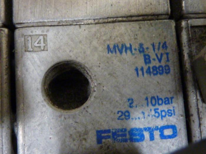 Used FESTO Control Block / Valve Terminal IFB8-02 #52831
