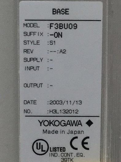 Used YOKOGAWA Circuit Board F3BU09 #100998