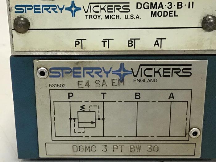 Used VICKERS Valve DGMC3PTBW30 Used