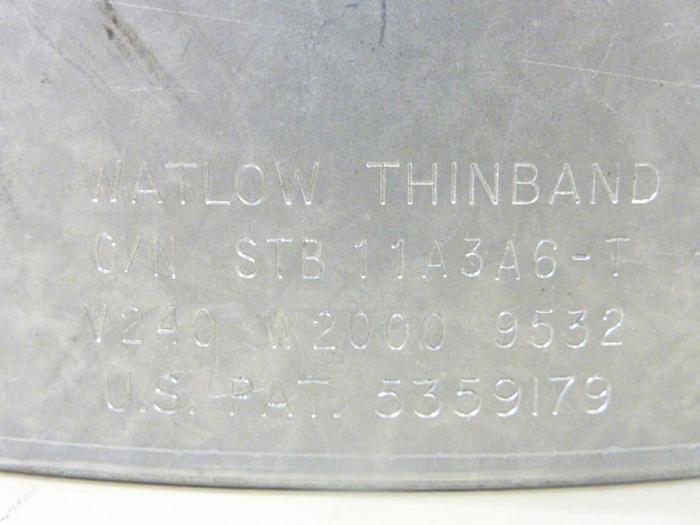 Used WATLOW 2000 Watt Heater Band STB11A3A6-T #42768