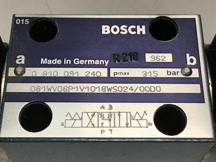 Used BOSCH Valve 0 810 091 240 #126860