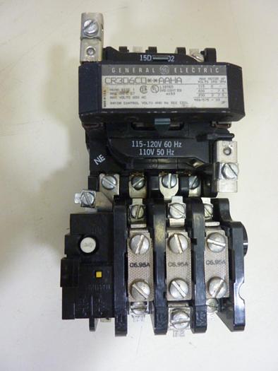 Used GENERAL ELECTRIC (G.E.) Magnetic Starter Size 1 CR306C0  AAHA #66994