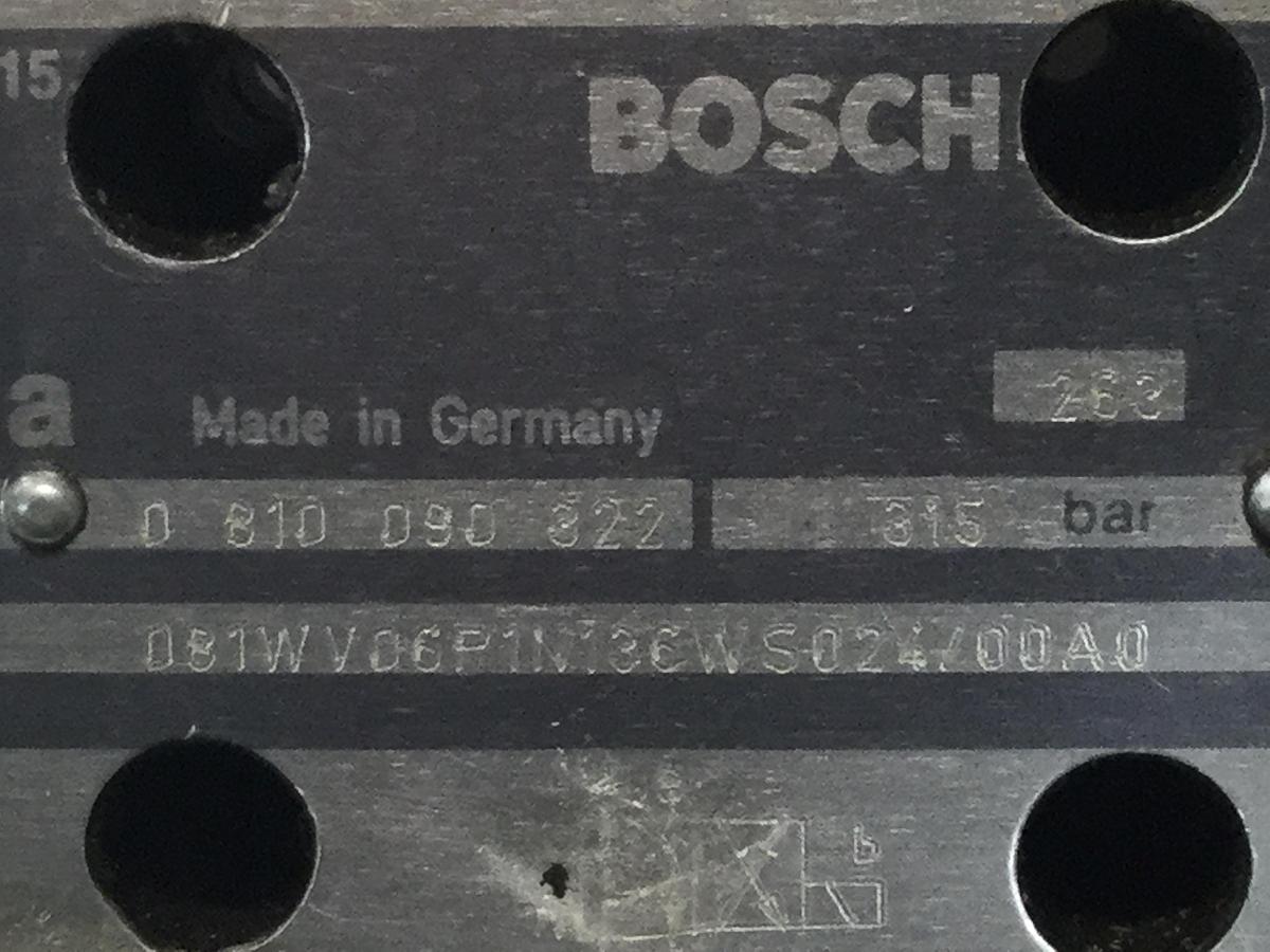 Used BOSCH Valve 0 810 090 322 Used