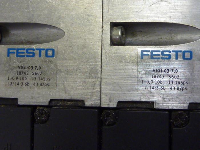 Used FESTO Control Block / Valve Terminal IFB13-03 #60717