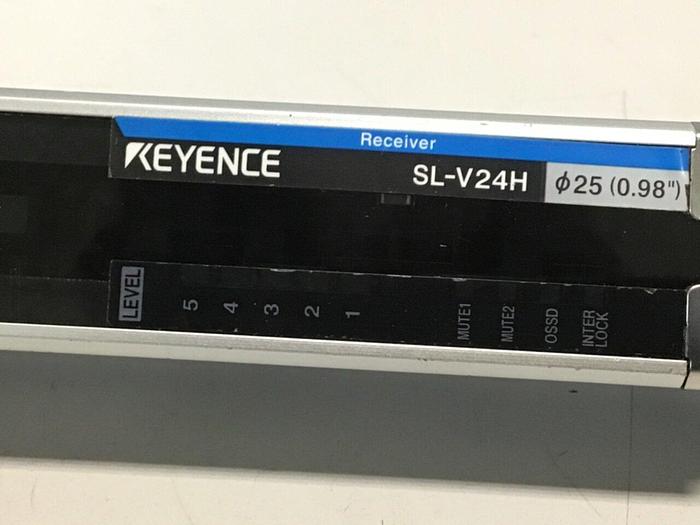 Used KEYENCE CORP Receiver Safety Light SL-V24H-R #113840