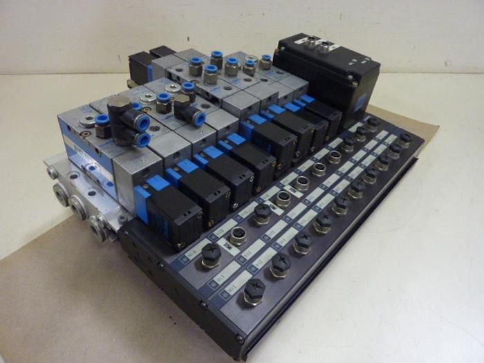 Used FESTO Control Block / Valve Terminal IFB8-02 #52850