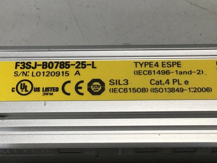 Used OMRON Light Curtain F3SJ-B0785-25-L #133684