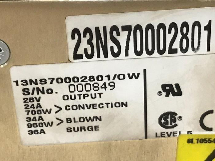 Used ADVANCE POWER Power Supply 13NS70002801/OW #136155