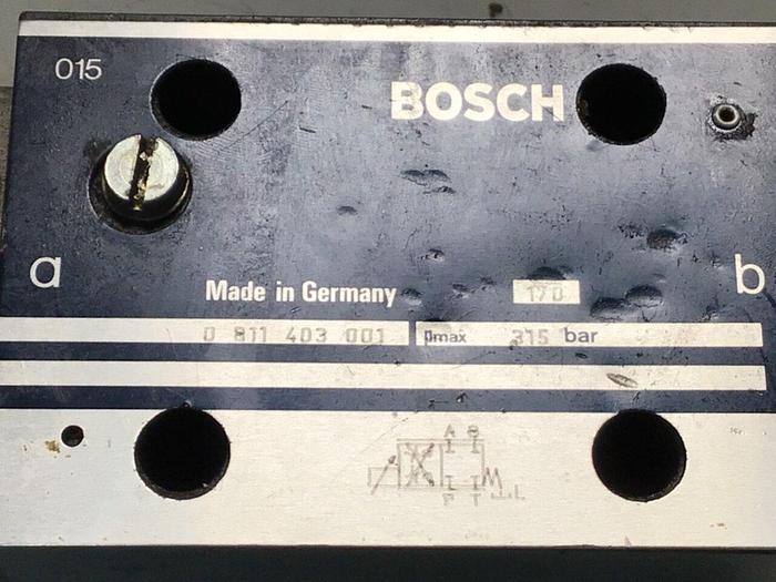 Used BOSCH Servo Proportional Valve 0 811 403 001 #135596