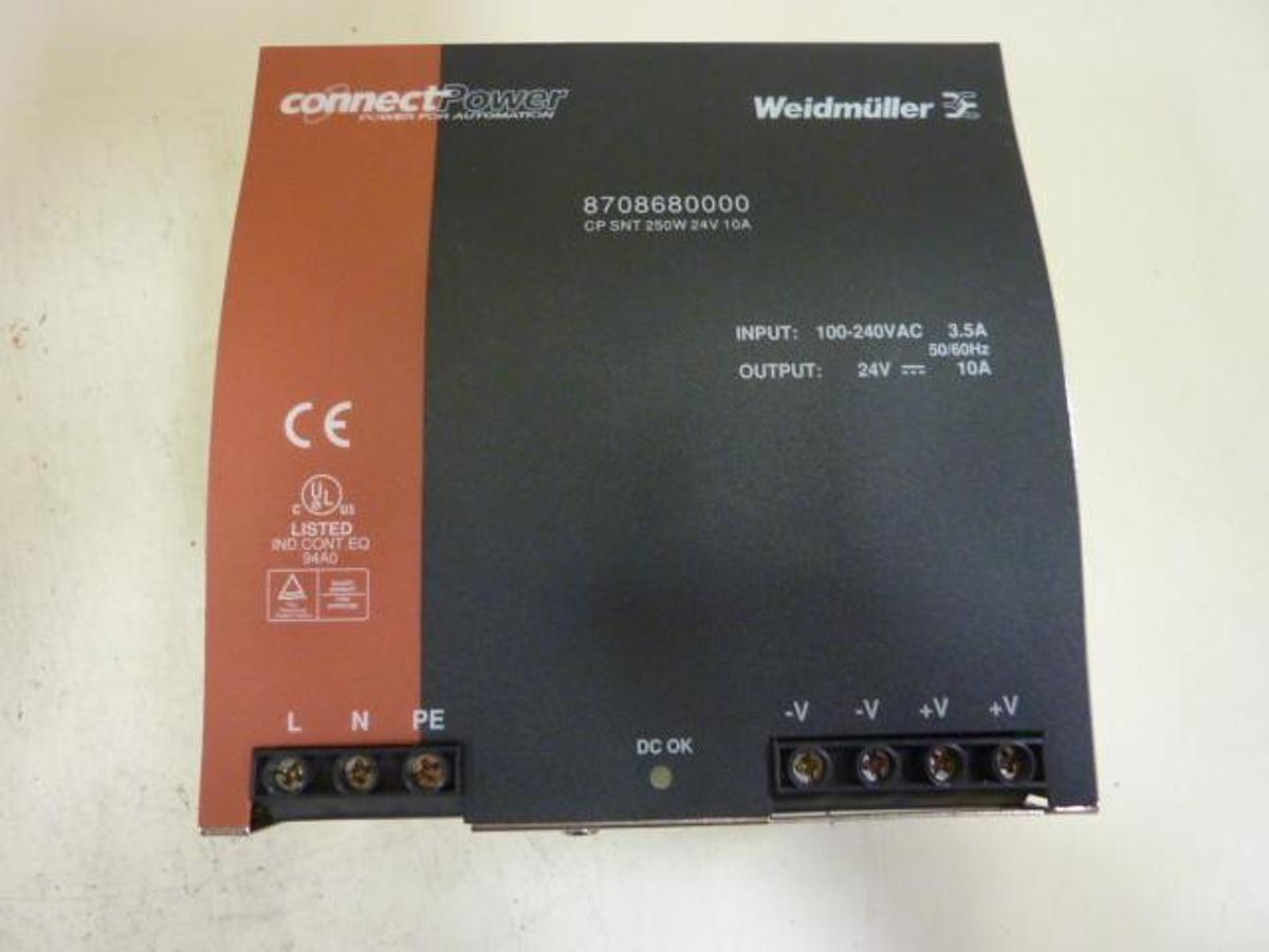 Used WEIDMULLER Power Supply 8708680000 Used