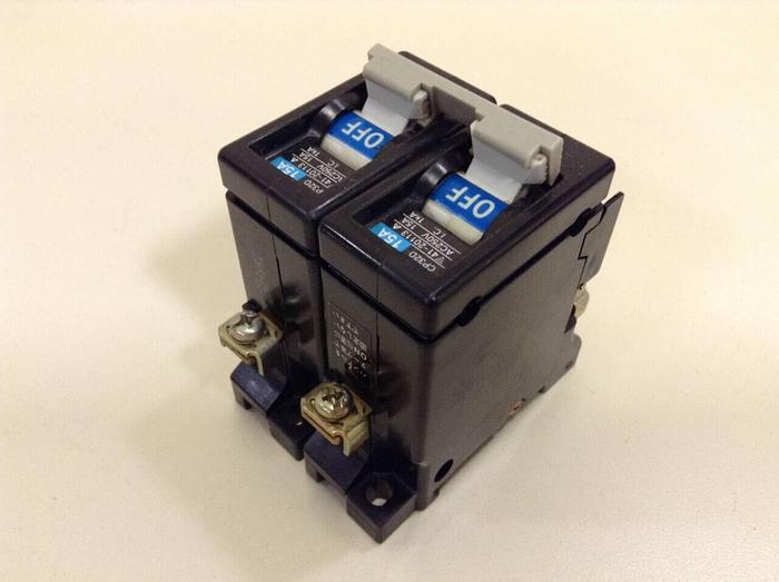 Used FUJI ELECTRIC 15 Amp Circuit Breaker CP32D-15 #79621