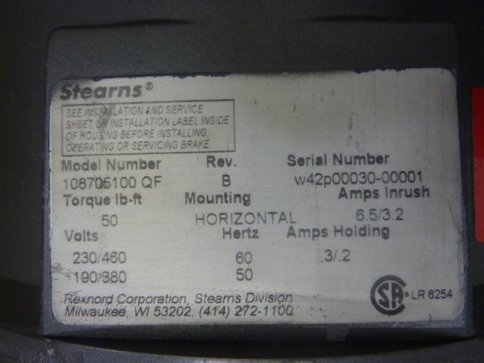 US ELECTRICAL MOTORS 7.5 HP Motor 698722 Used