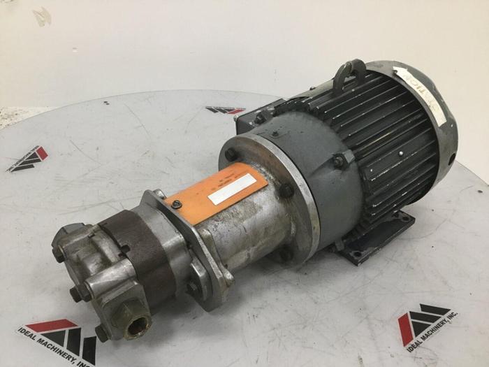 Used LINCOLN MOTORS 7.5 HP Motor / Pump TF-4282C #116114