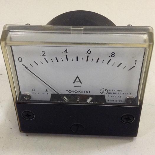 Used TOYO KEIKI CO Meter S-642-001 #83856