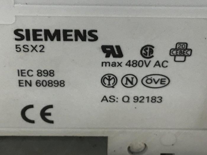 Used SIEMENS 6 Amp Circuit Breaker 5SX22C6 #122588