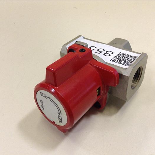 Used SMC Pneumatic Safety Valve Shutoff Lockout VHS40-N04-Z #85575