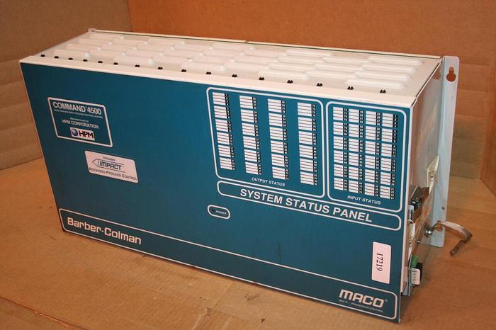 Used BARBER COLMAN Control Card Rack 4NCE-200GE-0CA-0-04 Used