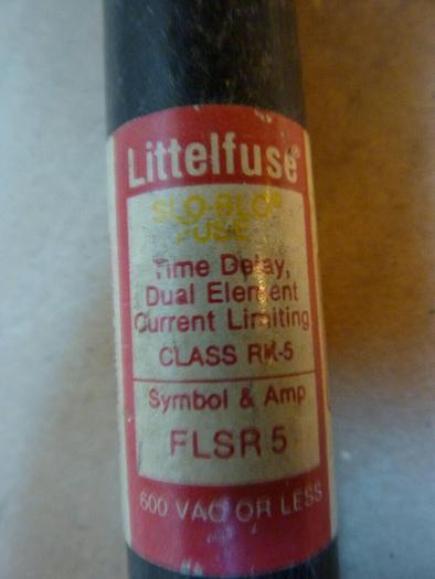 Used LITTELFUSE 5 Amp Fuse FLSR-5 #23493