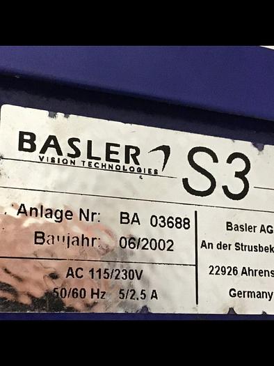 Used BASLER VISION TECHNOLOGIES Scanner BA03688 Used