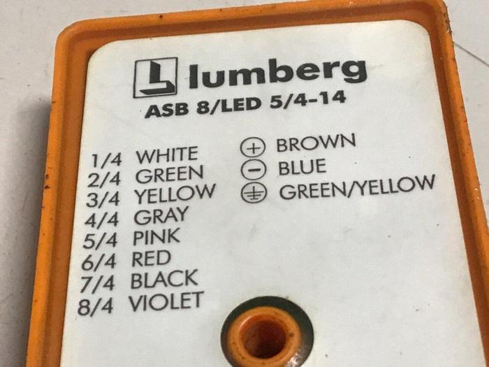 Used LUMBERG Distribution Box ASB 8/LED 5/4-14 #130705
