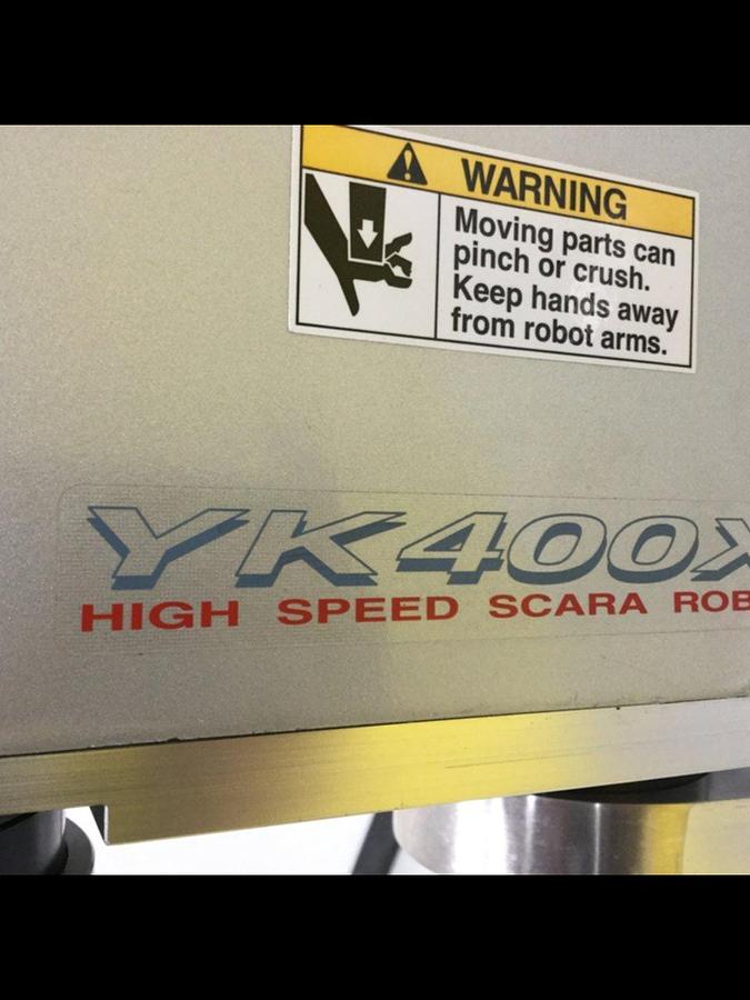 Used YAMAHA High Speed Scara Robot YK400X #102371