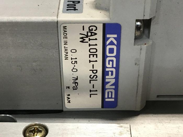 Used KOGANEI Manifold with Valve PBM8P-9W #120992