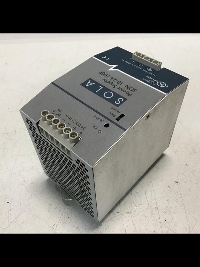 Used SOLA Power Supply SDN10-24-100P USED #129227