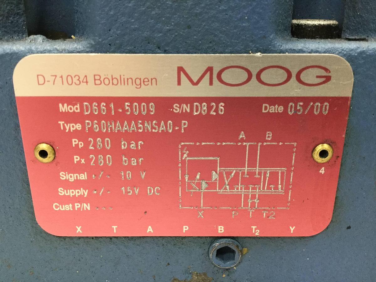 Used MOOG D661-5009 SERVO JET HYDRAULIC VALVE USED 