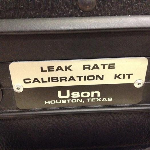 Used USON Leak Rate Calibration Kit CALIBRATION KIT181 #87183