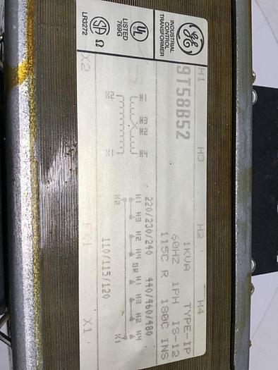 Used GENERAL ELECTRIC 1.0 kVA Transformer 9T58B52 #145275