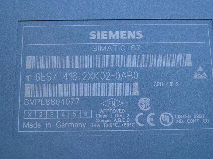 Used SIEMENS CPU Controller 6ES7 416-2XK02-0AB0 Used
