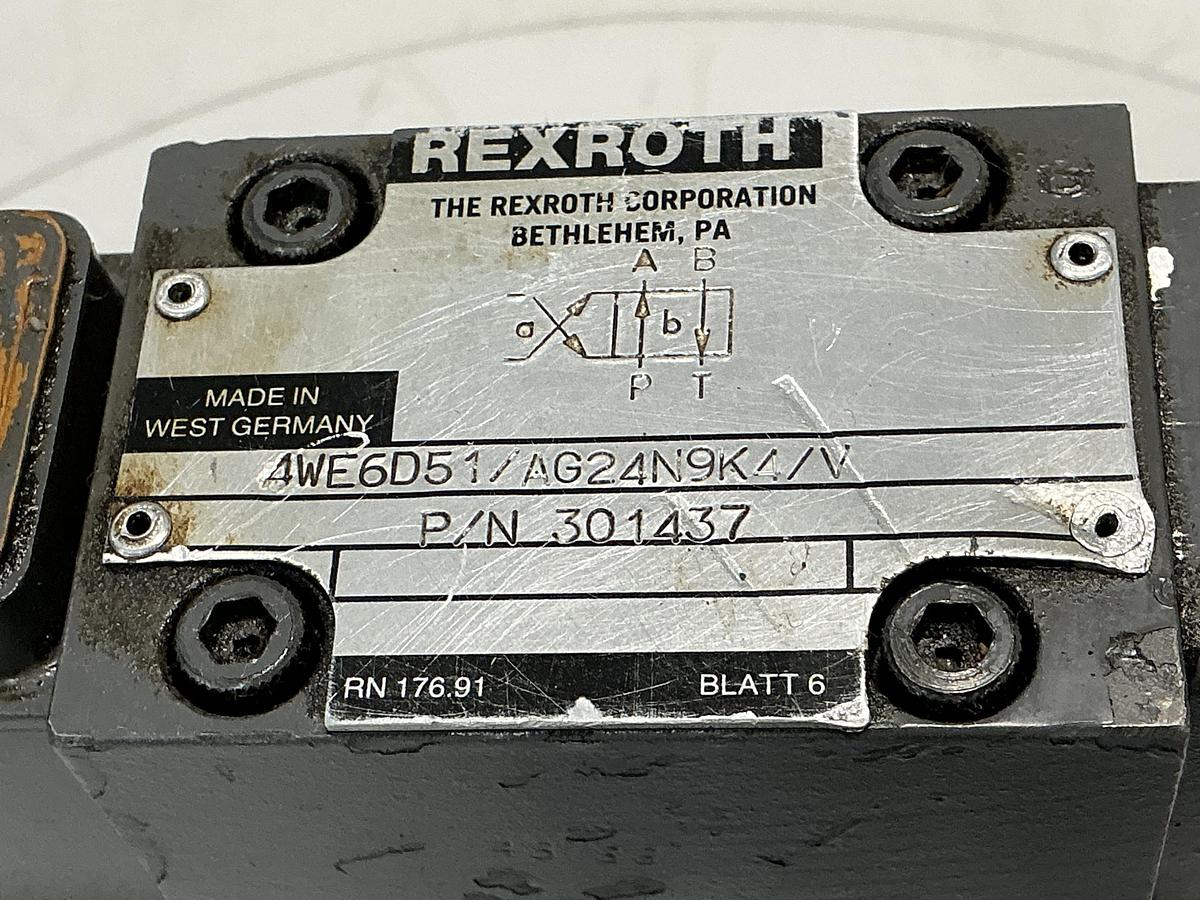 Used REXROTH 4WE6D51/AG24N9K4/V