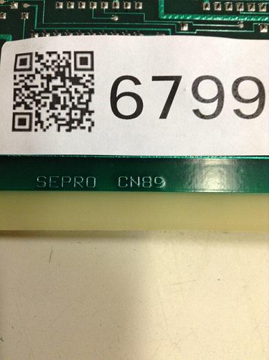 Used SEPRO ROBOTIQUE Circuit Board CN89 07S0096004/B #67994