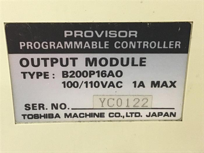Used TOSHIBA Output Module B200P16AO #134970