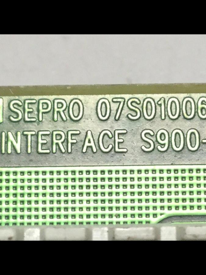 Used SEPRO Interface Circuit Board S900-II 07S01006 USED