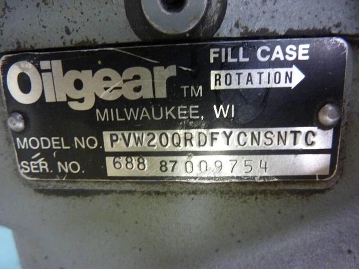 Used OILGEAR Hydraulic Unit PVW20QRDFYCNSNTC Used