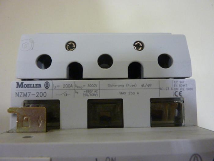 Used MOELLER Disconnect Switch NZM7-200 #63497