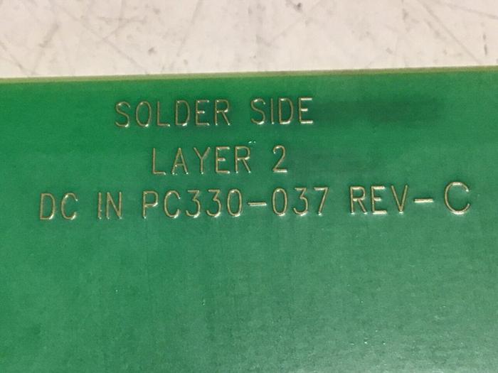 Used VAN DORN DC Input Board 330037 PC330-037 Used