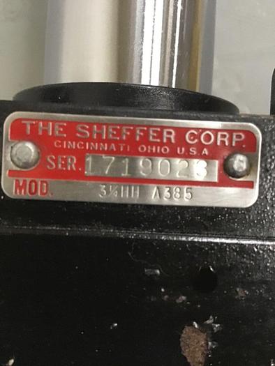 Used SHEFFER Injection Sled Cylinder 3 1/4 HH A385 #135816